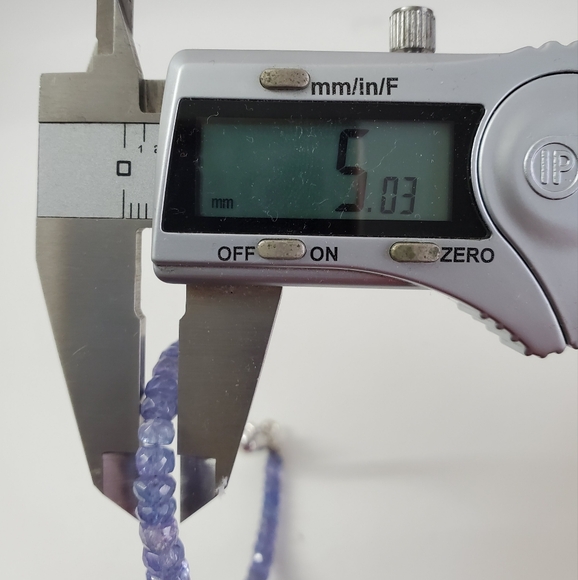 Sterling Silver 925 Genuine AAA+ Tanzanite Magnetic Clasp Bracelet - Picture 6 of 6